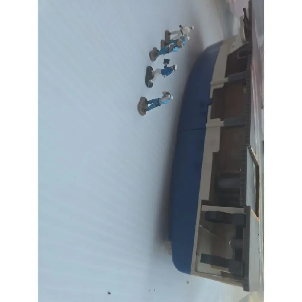 1988 Galoob Micro Machines Sea Hawk Aircraft Carrier Playset Jet Boat Vintage